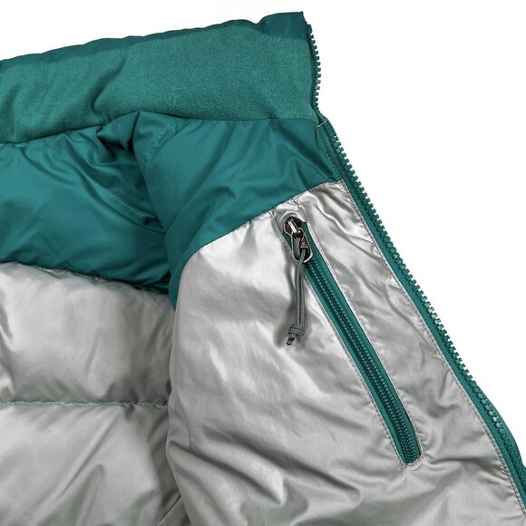 The North Face Womens Nuptse 2 Jacket Small Green 700 Down Winter Puffer Coat - Picture 11 of 14